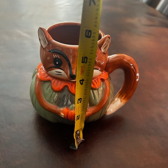 New Johanna Parker Halloween Fox Harvest Mug Fall Thanksgiving Mugs - Picture 6 of 12